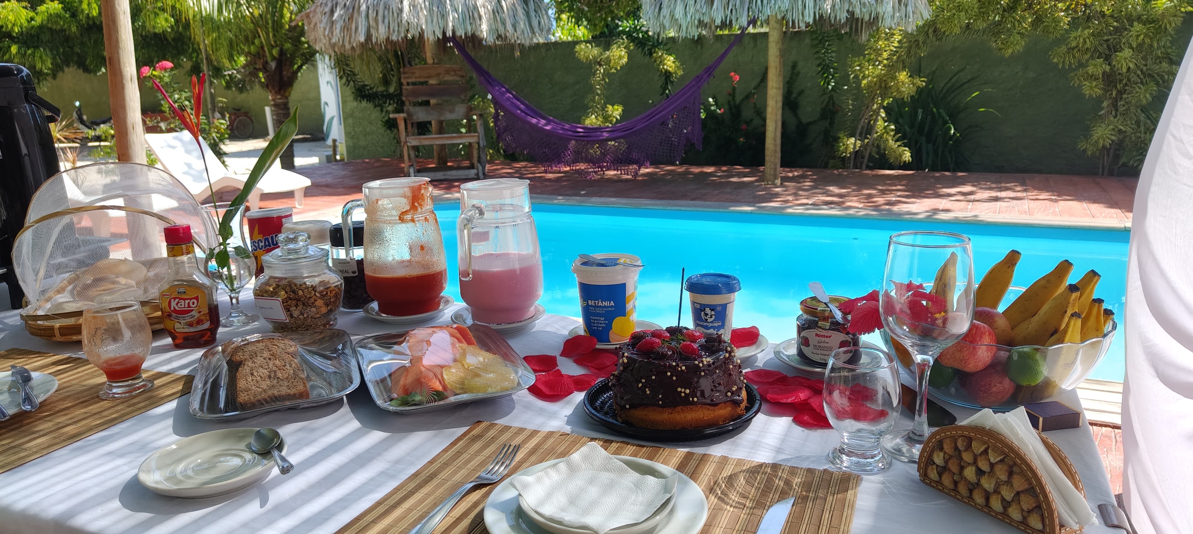 Café da manhã do Chalé da Cris